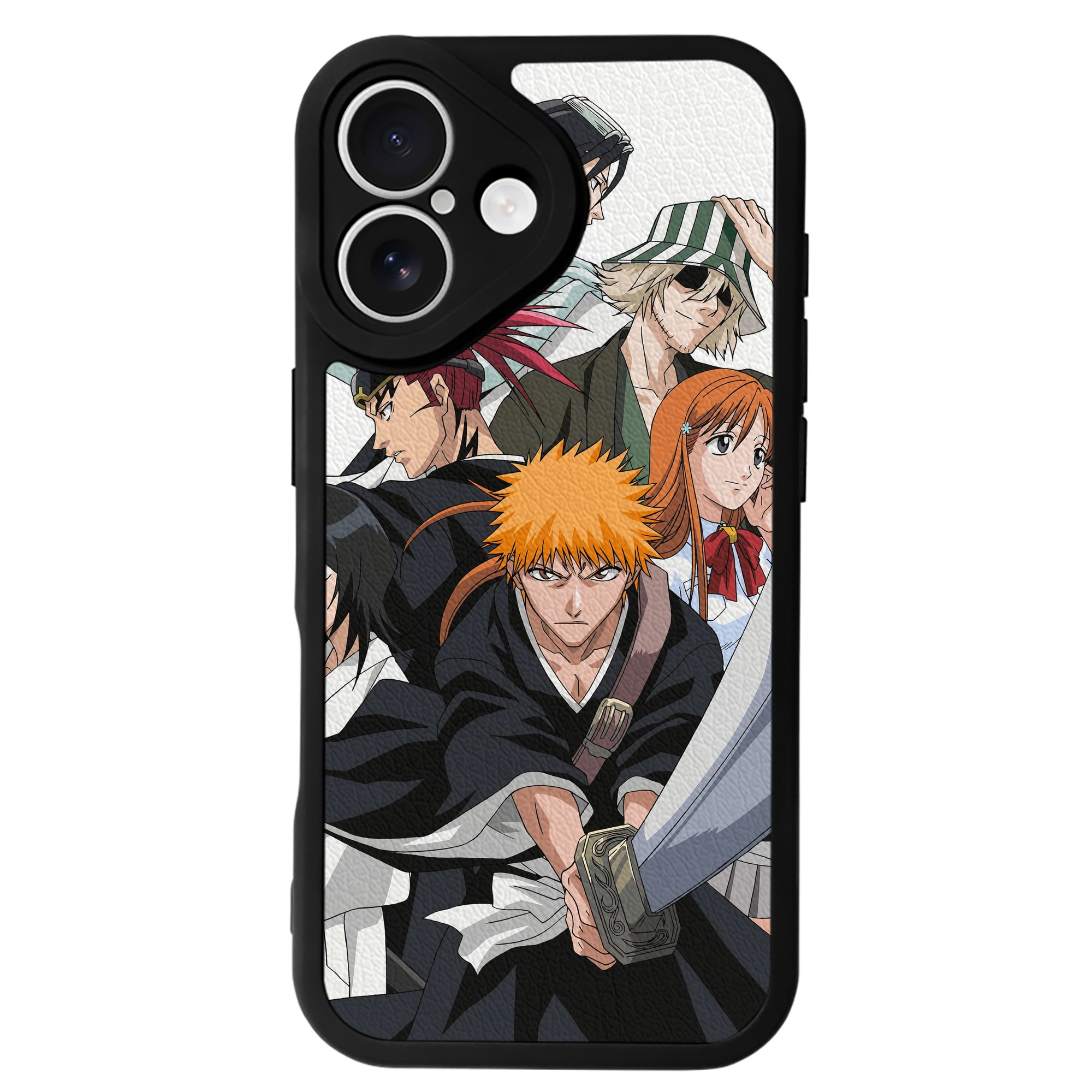 （画像用） ブリーチ BLEACH 【iPhone 16シリーズ対応】シリコンスマホケース（レザー調） 材質：シリコン
